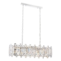 Kroonluchter aan ketting CRYSTALLINE 13xE14/40W/230V glanzend chroom