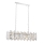 Kroonluchter aan ketting CRYSTALLINE 13xE14/40W/230V glanzend chroom