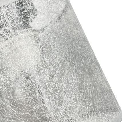 Kroonluchter aan ketting ROSA 5xE27/60W/230V zwart/grijs