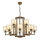 Kroonluchter aan ketting VARANA 12xE27/40W/230V brons