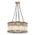 Kroonluchter met kabel CRYSTALLINE 8xE27/40W/230V brons