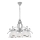 Kroonluchter met ketting RETRO II 5xE27/60W/230V zilver