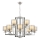 Kroonluchter met ketting VARANA 12xE27/40W/230V glanzend chroom