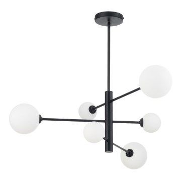 Kroonluchter met stang DORADO 6xG9/40W/230V zwart