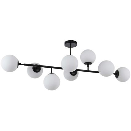 Kroonluchter met stang DORADO 8xE14/40W/230V zwart