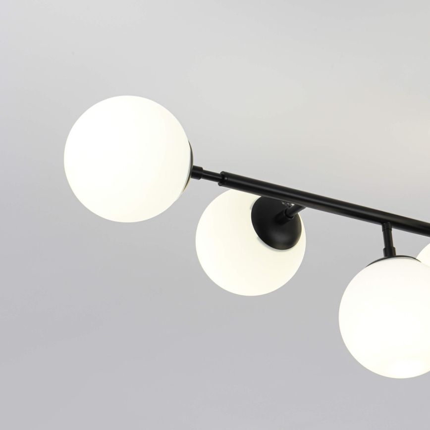 Kroonluchter met stang DORADO 8xE14/40W/230V zwart