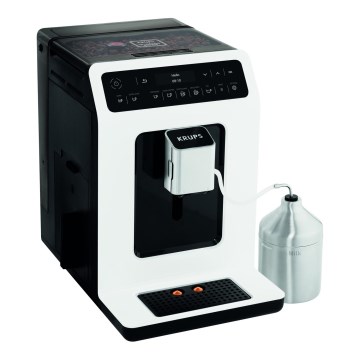 Krups - Automatische koffiemachine met melkcontainer EVIDENCE 1450W/230V wit