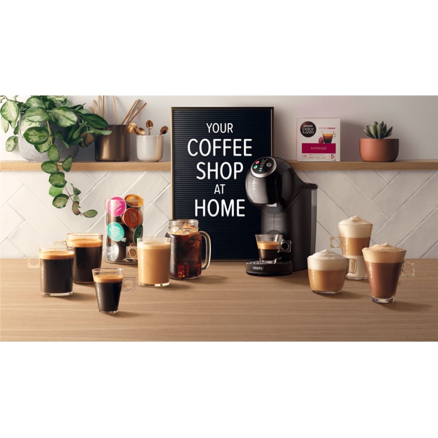 Krups - Capsule-koffiezetapparaat NESCAFÉ DOLCE GUSTO GENIO S 1500W antraciet