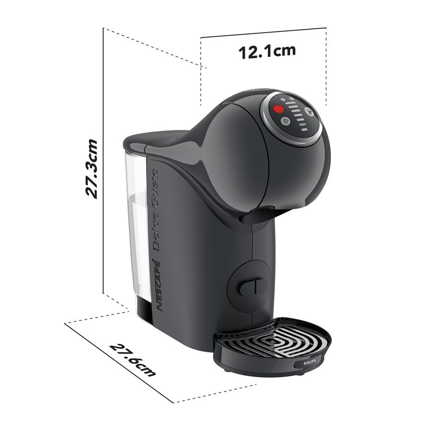 Krups - Capsule-koffiezetapparaat NESCAFÉ DOLCE GUSTO GENIO S 1500W antraciet