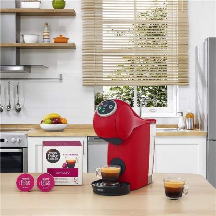 Krups - Capsule-koffiezetapparaat NESCAFÉ DOLCE GUSTO GENIO S PLUS 1500W rood