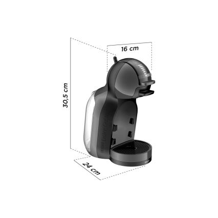 Krups - Capsule-koffiezetapparaat NESCAFÉ DOLCE GUSTO MINI ME 1500W antraciet