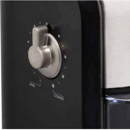 Krups - Elektrische koffiebonenmolen 110W/230V roestvrij/zwart