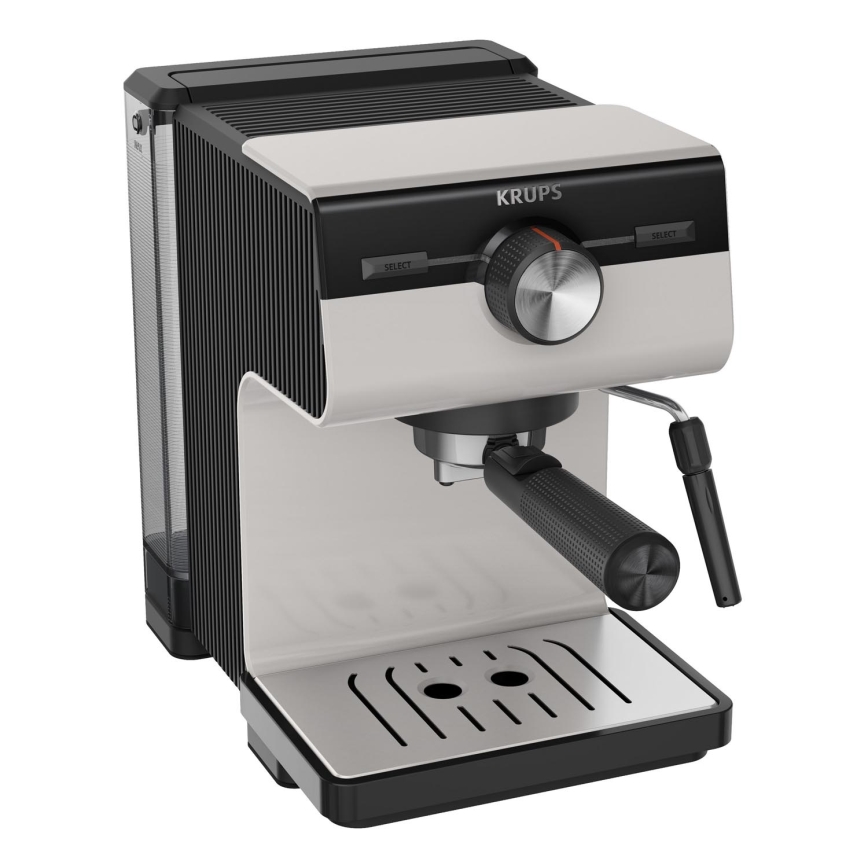 Krups - Hendel koffiezetapparaat voor twee kopjes AUTHENTIC 1450W/230V grijs