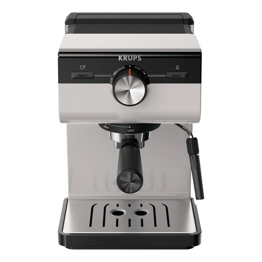 Krups - Hendel koffiezetapparaat voor twee kopjes AUTHENTIC 1450W/230V grijs