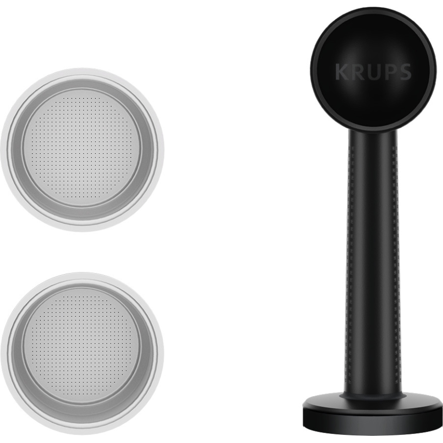 Krups - Hendel koffiezetapparaat voor twee kopjes AUTHENTIC 1450W/230V grijs