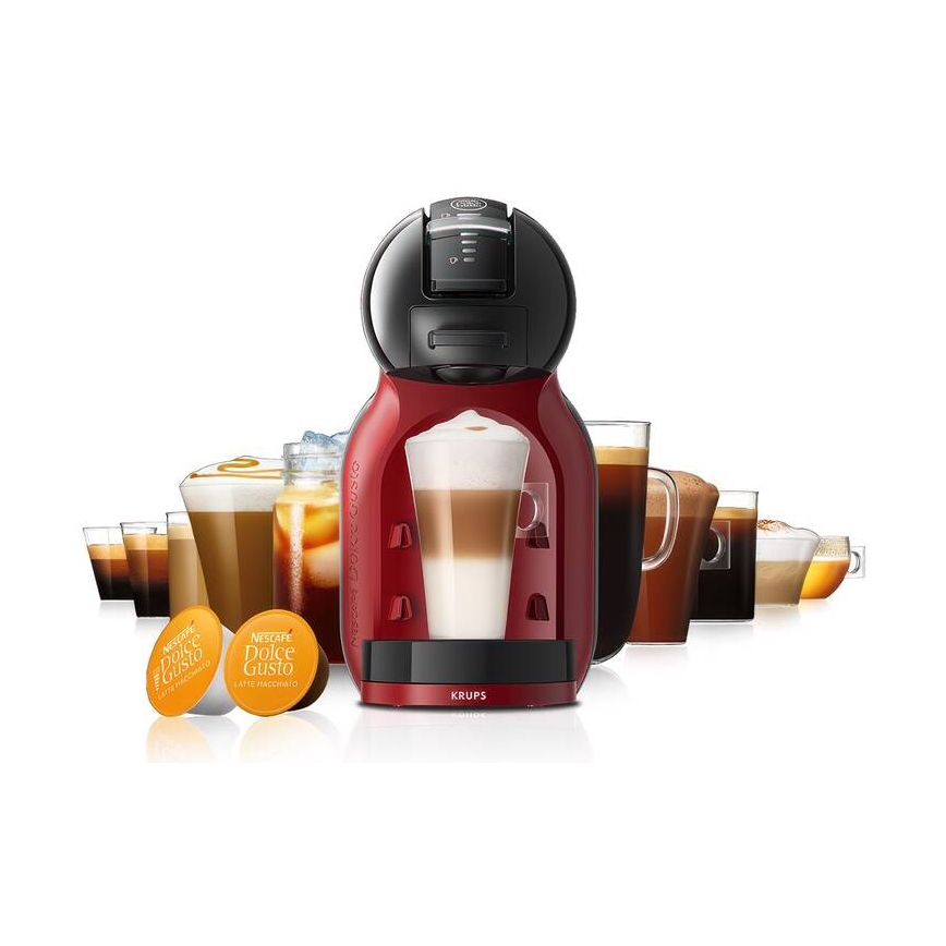 Krups - Machine à café à capsule NESCAFÉ DOLCE GUSTO MINI ME 1500W/230V rouge/noir