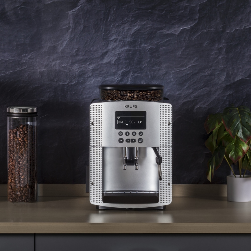 Krups - Machine à café automatique ESSENTIAL 1450W/230V argent