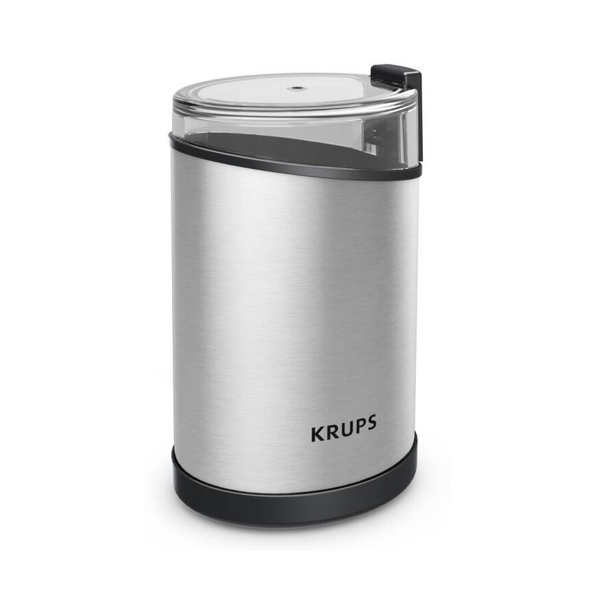 Krups - Moulin à café à grain électrique 85g FAST-TOUCH 200W/230V chrome mat