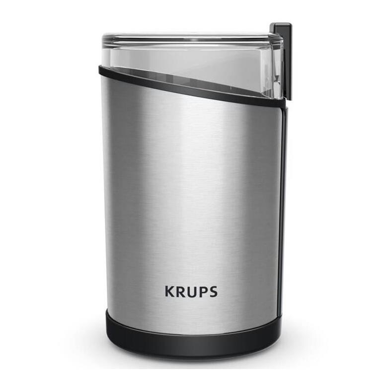 Krups - Moulin à café à grain électrique 85g FAST-TOUCH 200W/230V chrome mat
