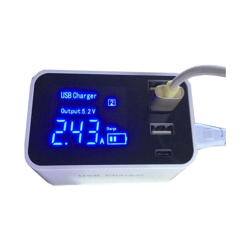 Laadstation 3xUSB A + 1xUSB C