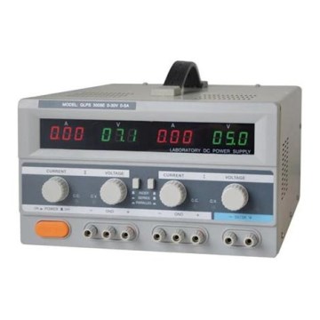 Laboratoriumvoeding 3005E 2x0-30V/0-5A