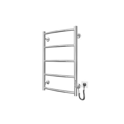 Ladder verwarmde handdoekradiator CLASSIC 60W/230V 66x43 cm roestvrij/glanzend chroom rechts