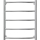 Ladder verwarmde handdoekradiator CLASSIC 88W/230V 50x43 cm roestvrij/glanzend chroom