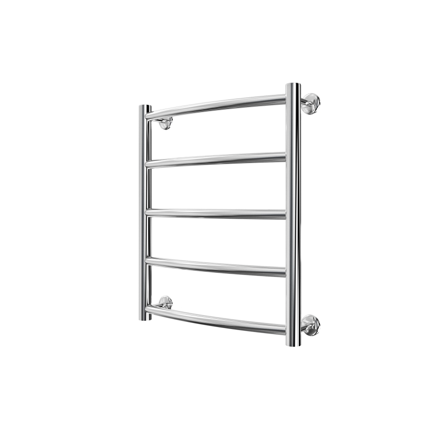 Ladder verwarmde handdoekradiator CLASSIC 88W/230V 50x43 cm roestvrij/glanzend chroom