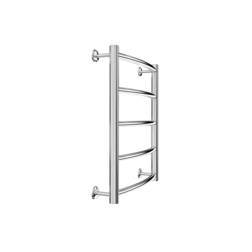 Ladder verwarmde handdoekradiator CLASSIC 88W/230V 50x43 cm roestvrij/glanzend chroom