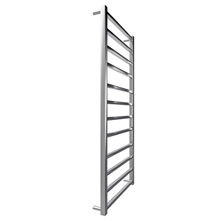 Ladder verwarmde handdoekradiator TOKIO 260W/230V 120x53 cm roestvrij/glanzend chroom