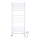 Ladderradiator voor badkamer met thermostaat AVANGARD 459W/230V 120,6cm IP44 wit rechts vierkant
