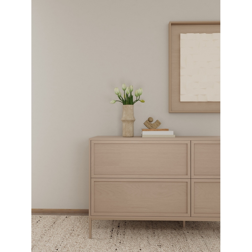 Ladekast ALIN 157 x 40 cm taupe