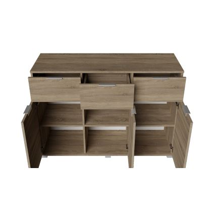 Ladekast HOPE 120x78x35 cm Sonoma eiken