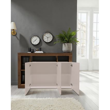 Ladekast LENOR kasjmier/eiken