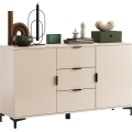 Ladekast LORA met lades en deuren, beige