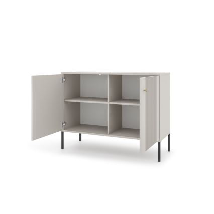 Ladekast LUE beige/zwart