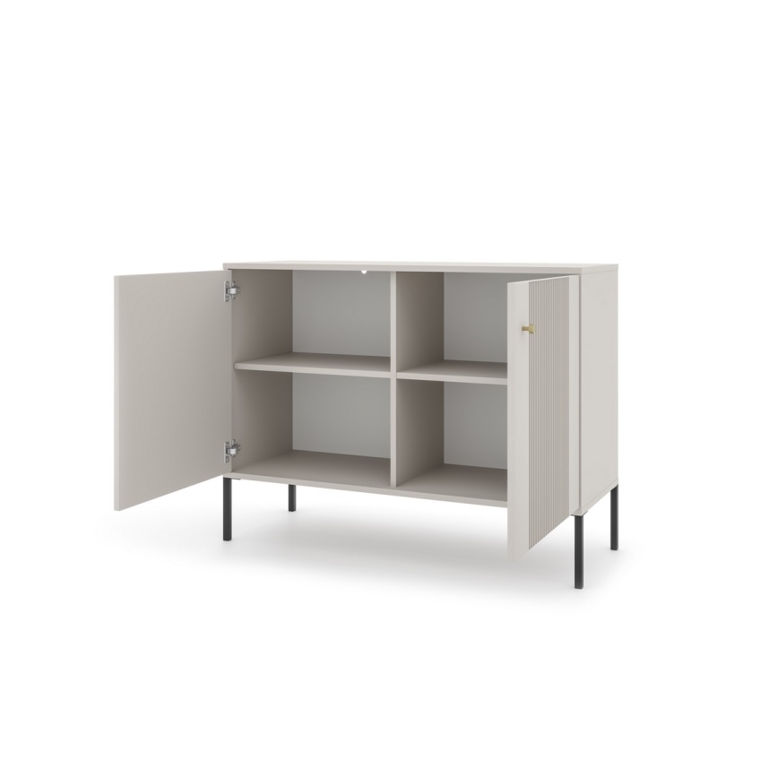 Ladekast LUE beige/zwart