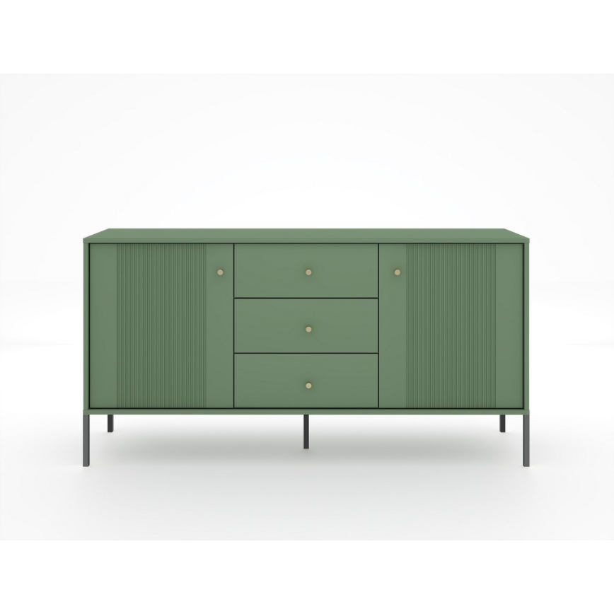 Ladekast LUE groen/zwart