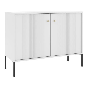 Ladekast LUE wit/zwart