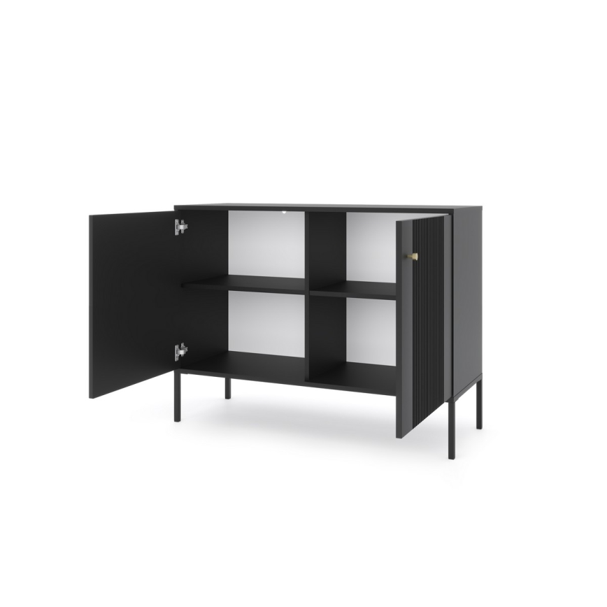 Ladekast LUE, zwart
