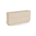 Ladekast MADERA 160x75 cm wit eiken