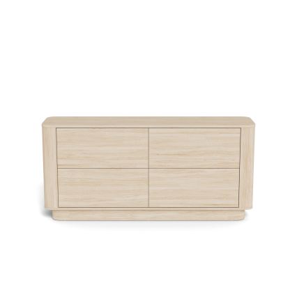 Ladekast MADERA 160x75 cm wit eiken
