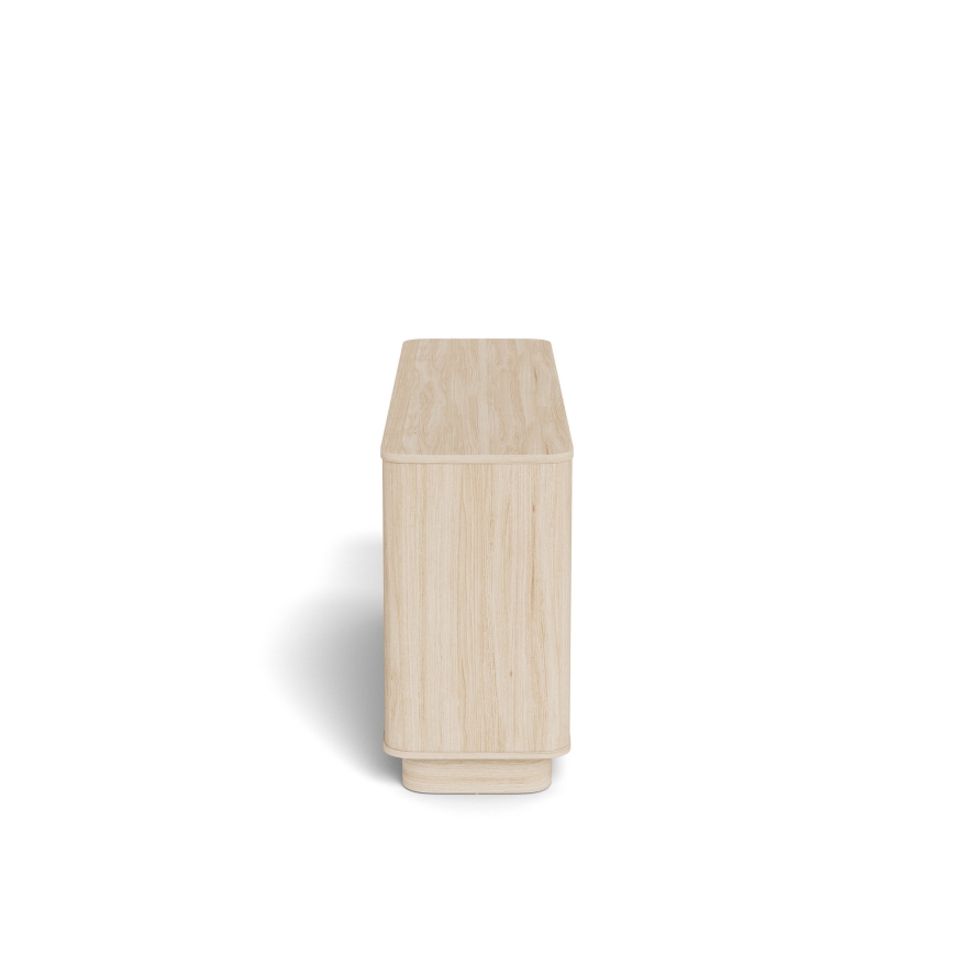 Ladekast MADERA 160x75 cm wit eiken
