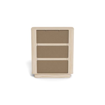 Ladekast MADERA 90x107 cm witte eik