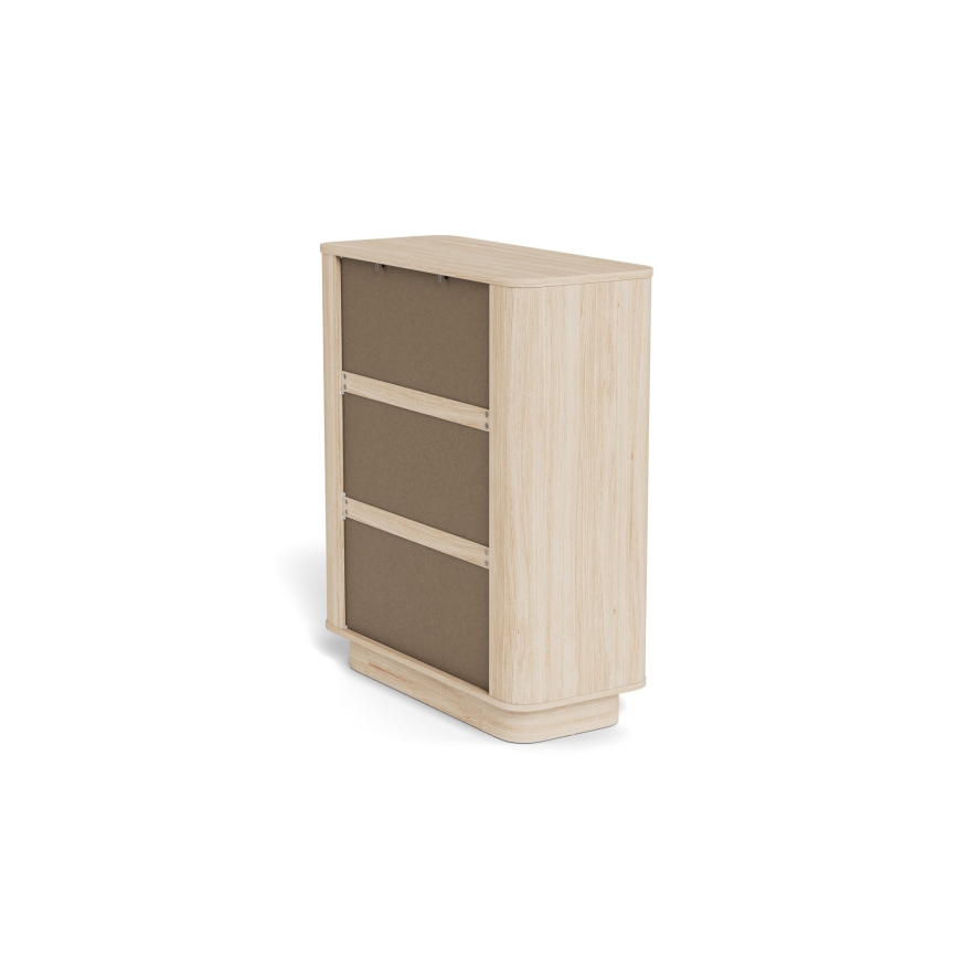 Ladekast MADERA 90x107 cm witte eik
