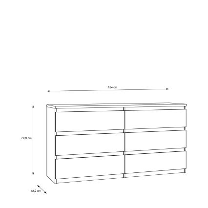 Ladekast MAO artisan eiken