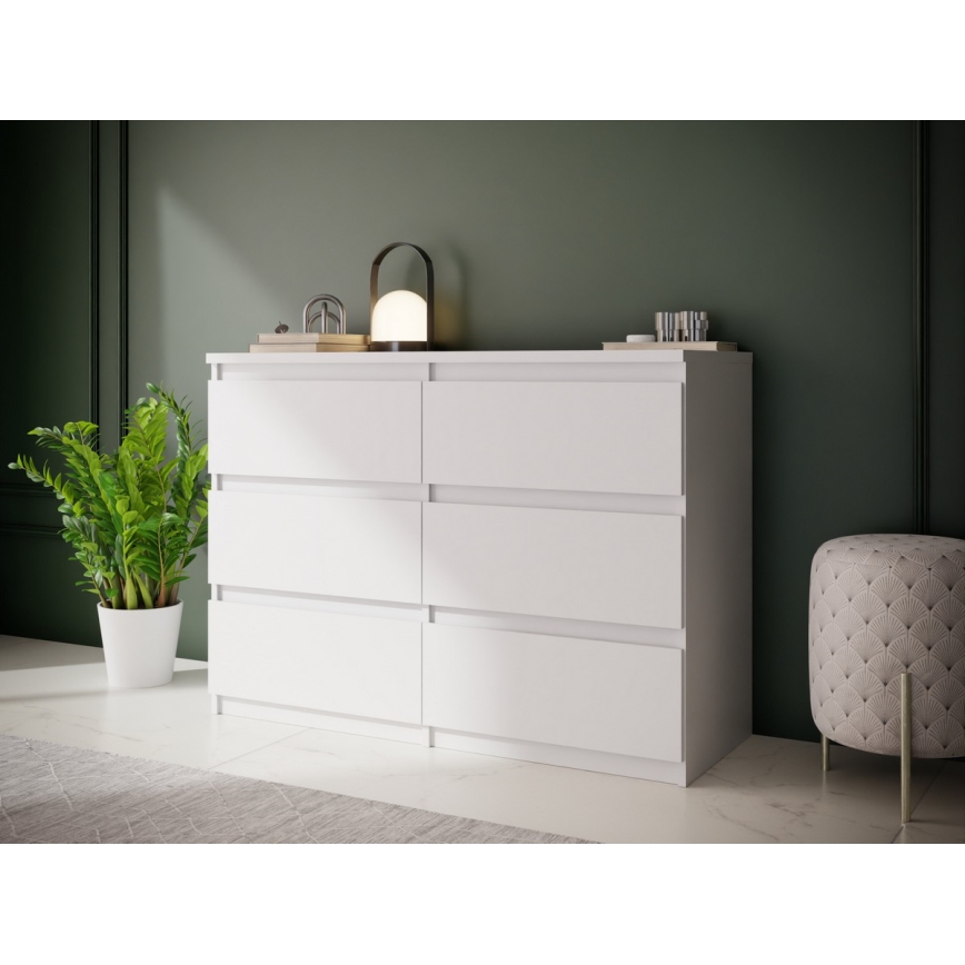 Ladekast MAO met lades, wit