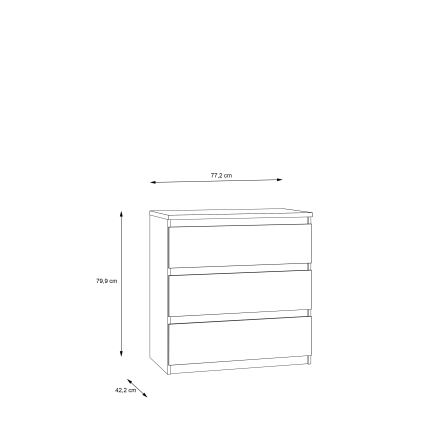 Ladekast met lades MAO artisan eiken
