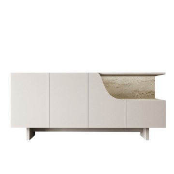 Ladekast ORBIS 180x40 cm crème/beige