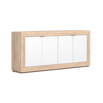 Ladekast RUNEA Sonoma eik/wit